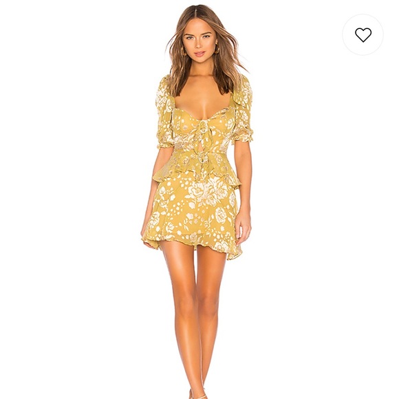 For Love And Lemons Dresses For Love Lemons Cosmo Mini Dress Mustard L Poshmark